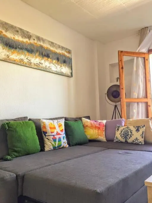 Encantador Estudio En 1ª Linea De Playa Vera 0*,