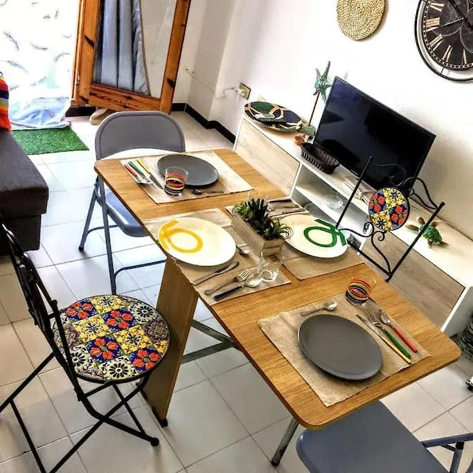 Encantador Estudio En 1ª Linea De Playa Vera Lägenhet